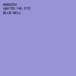 #9992D4 - Blue Bell Color Image