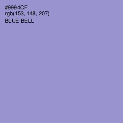 #9994CF - Blue Bell Color Image