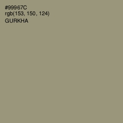 #99967C - Gurkha Color Image