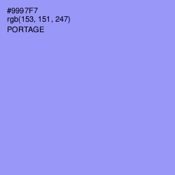 #9997F7 - Portage Color Image