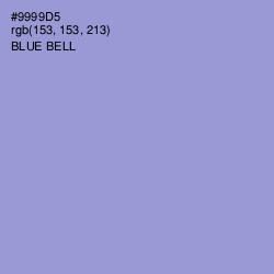 #9999D5 - Blue Bell Color Image