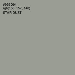 #999D94 - Star Dust Color Image