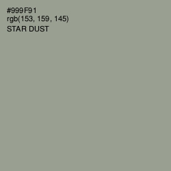 #999F91 - Star Dust Color Image