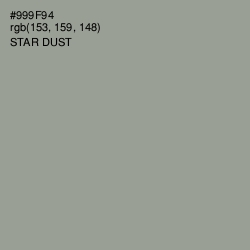 #999F94 - Star Dust Color Image