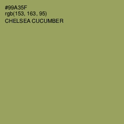 #99A35F - Chelsea Cucumber Color Image
