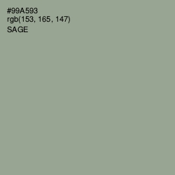 #99A593 - Sage Color Image