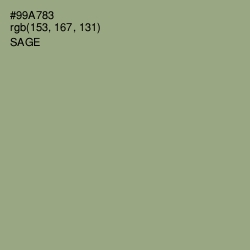 #99A783 - Sage Color Image