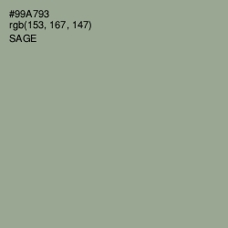 #99A793 - Sage Color Image