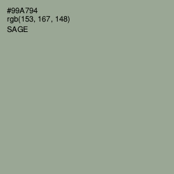 #99A794 - Sage Color Image