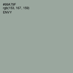 #99A79F - Envy Color Image