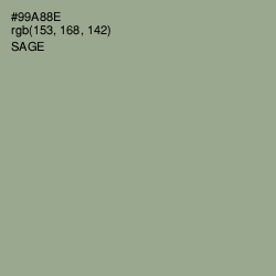 #99A88E - Sage Color Image