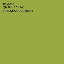 #99AA43 - Chelsea Cucumber Color Image