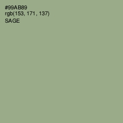 #99AB89 - Sage Color Image