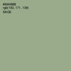 #99AB8B - Sage Color Image