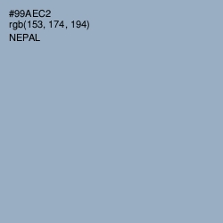 #99AEC2 - Nepal Color Image