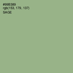 #99B389 - Sage Color Image