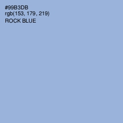 #99B3DB - Rock Blue Color Image