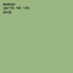 #99B681 - Sage Color Image