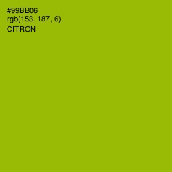 #99BB06 - Citron Color Image