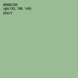 #99BC95 - Envy Color Image