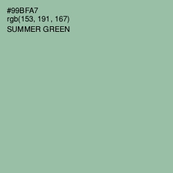 #99BFA7 - Summer Green Color Image