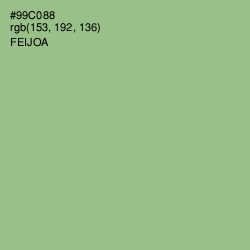 #99C088 - Feijoa Color Image
