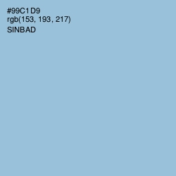 #99C1D9 - Sinbad Color Image