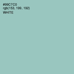 #99C7C0 - Half Baked Color Image