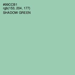 #99CCB1 - Shadow Green Color Image
