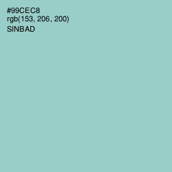 #99CEC8 - Sinbad Color Image