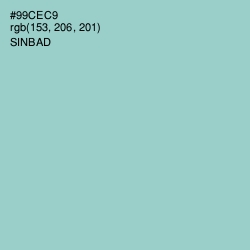 #99CEC9 - Sinbad Color Image
