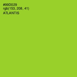#99D029 - Atlantis Color Image