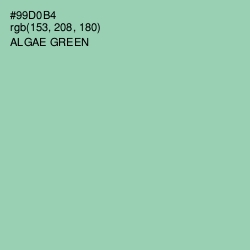 #99D0B4 - Algae Green Color Image