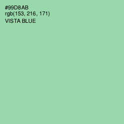 #99D8AB - Vista Blue Color Image