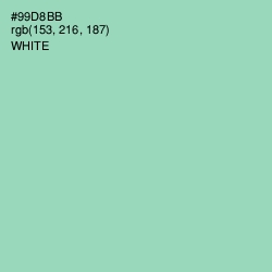 #99D8BB - Algae Green Color Image