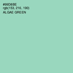 #99D8BE - Algae Green Color Image