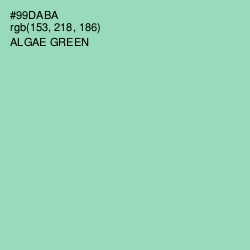 #99DABA - Algae Green Color Image