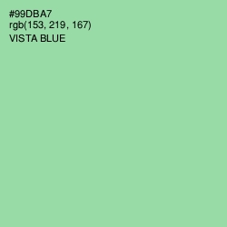 #99DBA7 - Vista Blue Color Image