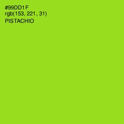 #99DD1F - Pistachio Color Image