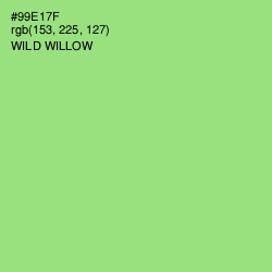 #99E17F - Wild Willow Color Image
