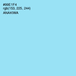 #99E1F4 - Anakiwa Color Image