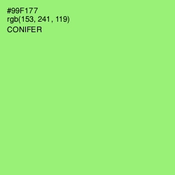 #99F177 - Conifer Color Image