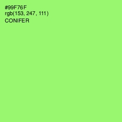 #99F76F - Conifer Color Image