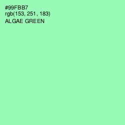 #99FBB7 - Algae Green Color Image
