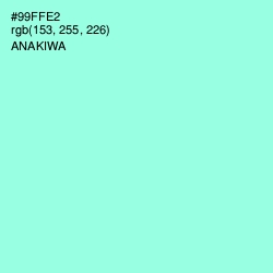 #99FFE2 - Anakiwa Color Image