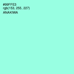 #99FFE3 - Anakiwa Color Image