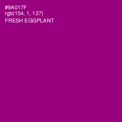 #9A017F - Fresh Eggplant Color Image