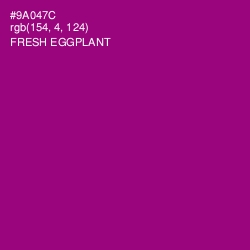 #9A047C - Fresh Eggplant Color Image