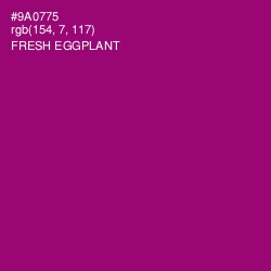 #9A0775 - Fresh Eggplant Color Image