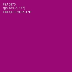 #9A0875 - Fresh Eggplant Color Image